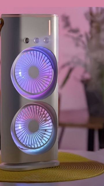 Mini Air Cooler Double Ended Spray Cooling Fan With Mist Humidifie